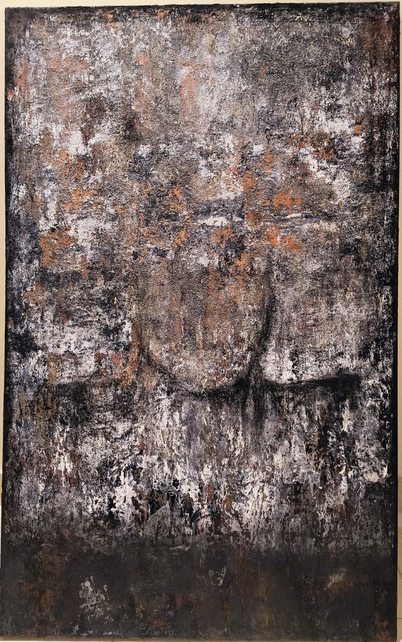 Textured Acrylic Black Snow